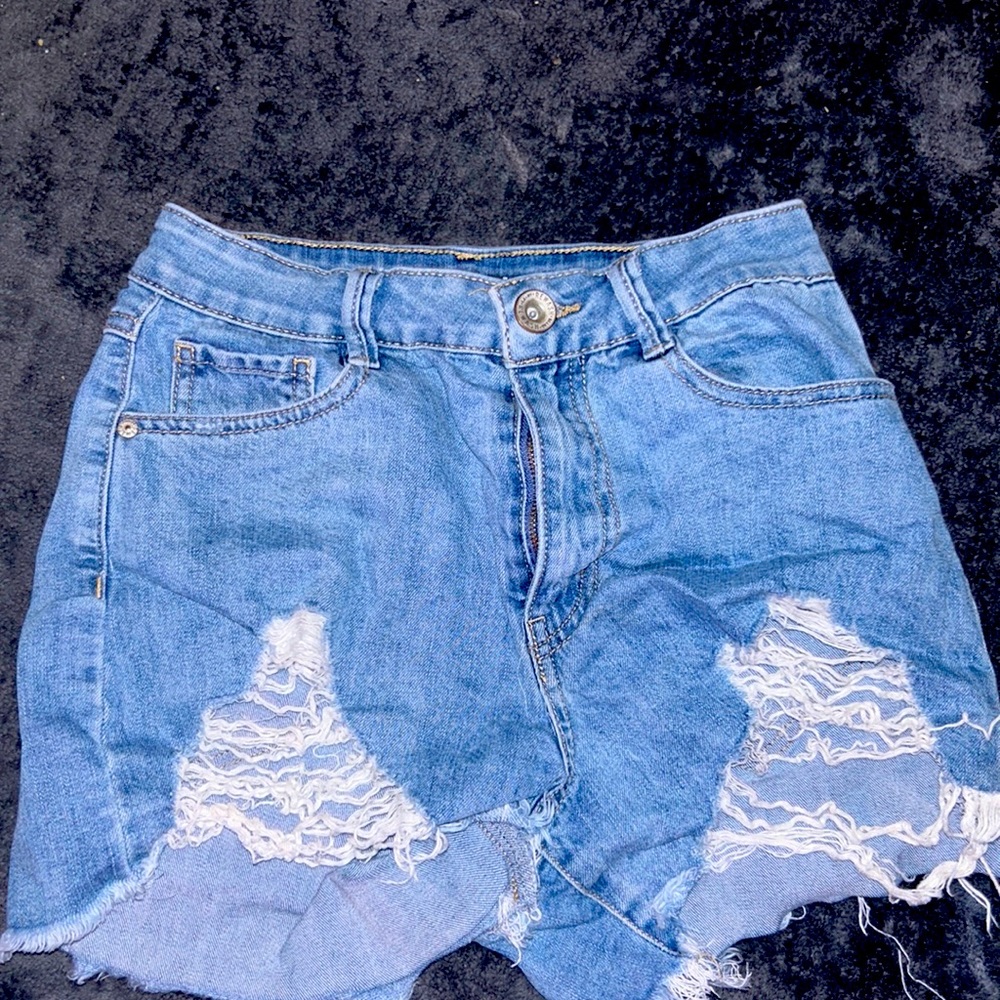 High waisted shorts